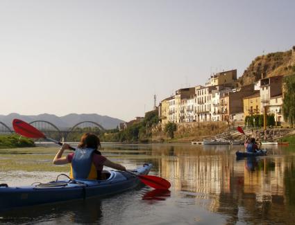 Caiac pel riu Ebre